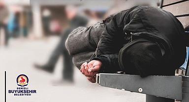 Büyükşehir evsizlere yardım elini uzatmaya devam ediyor