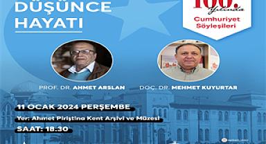 Cumhuriyet Söyleşileri Ahmet Arslan ve Mehmet Kuyurtar ile devam ediyor