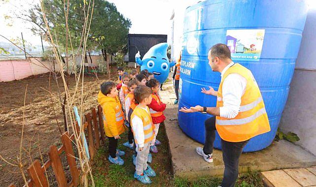 Denizli’de minikleri yağmur hasadı ile tonlarca su tasarruf edildi