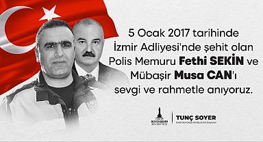 İzmir şehitlerini unutmadı