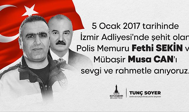 İzmir şehitlerini unutmadı