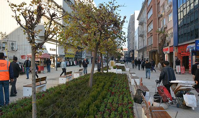 Milli Kütüphane Caddesi çiçek açtı
