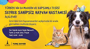 Seyrek Sahipsiz Hayvan Hastanesi yarın açılıyor