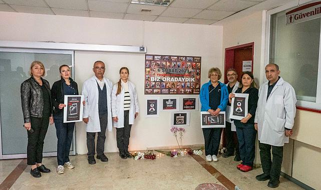 6 Şubat depreminde hayatını kaybedenler İzmir&#039;de anıldı