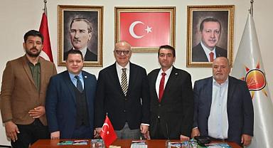 AK Parti Saruhanlı İlçe Başkanlığı Başkan Ergün’ü Ağırladı