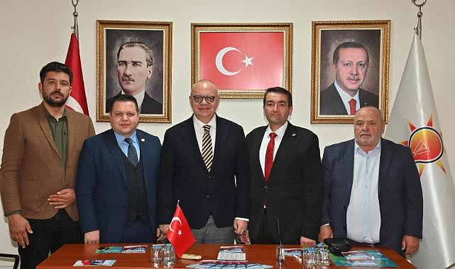 AK Parti Saruhanlı İlçe Başkanlığı Başkan Ergün’ü Ağırladı