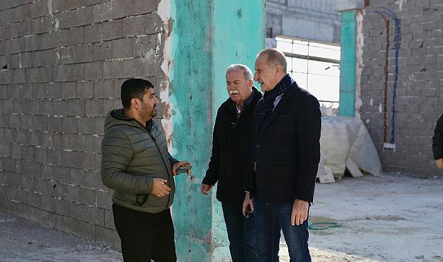 Başkan Atabay, Didim Kültür Merkezi inşaatını yerinde inceledi