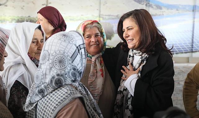 Başkan Çerçioğlu&#039;na Kuyucak&#039;ta Sevgi Seli