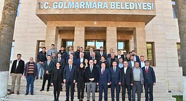 Başkan Ergün Gölmarmara Belediyesi’ni Ziyaret Etti