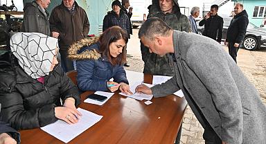 Başkan Ergün’ün Kırkağaçlı Üreticilere Desteği Sürüyor