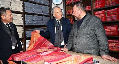 Başkan Zolan tekstilin merkezi Buldan’ı ziyaret etti