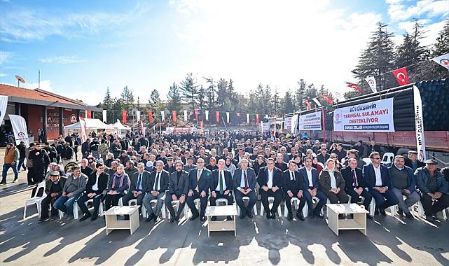 Büyükşehir’den tarımsal sulamaya dev destek