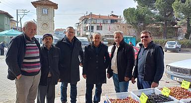 CHP Gördes Belediye Başkan Adayı İbrahim Büke, Güneşli Mahallesini Ziyaret Etti