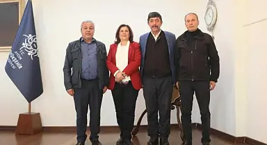 Çineli Muhtarlardan Başkan Çerçioğlu'na ziyaret
