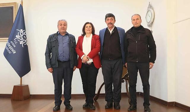Çineli Muhtarlardan Başkan Çerçioğlu'na ziyaret