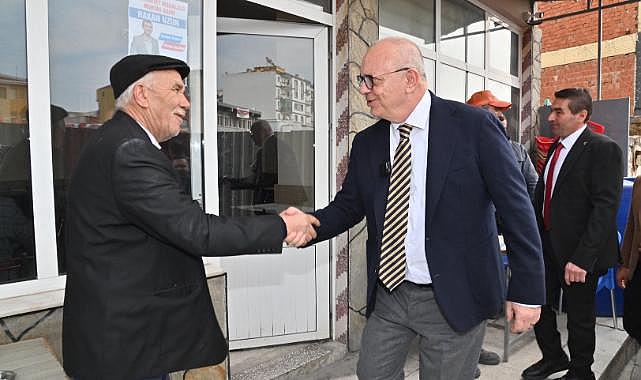 Cumhur İttifakı Adaylarından Saruhanlı Muhtarlar Derneği’ne Ziyaret