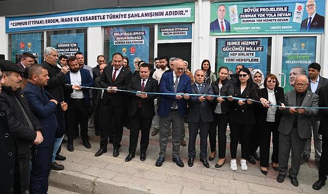 Gördes’te Cumhur İttifakı Seçim Bürosunun Açılışı Gerçekleştirildi