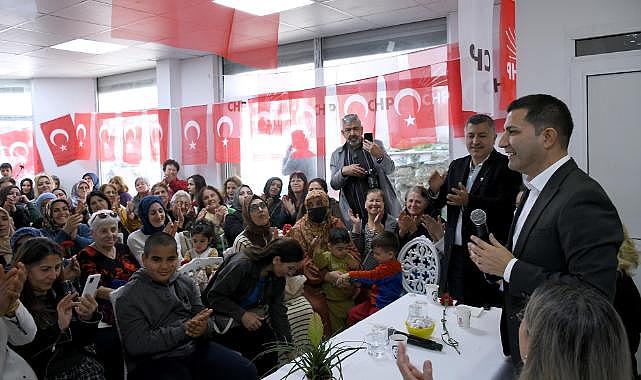 İkiçeşmelik Mahallesi Sakini Kadınlar Başkan Ömer Günel’i İlgiyle Karşıladı