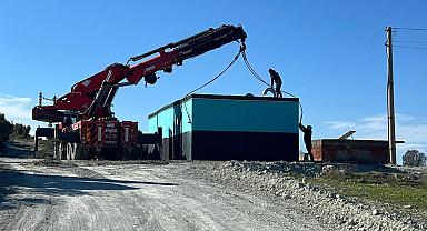 MASKİ Bekirağalar Mahallesinde Prefabrik İçme Suyu Deposu Montajına Başladı