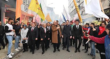 Salihli Ülkü Ocaklarından Başkan Ergün'e Coşkulu Karşılama