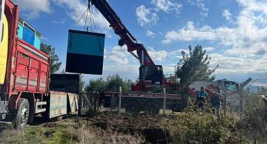 Sarıalan Mahallesine Yeni Prefabrik İçme Suyu Deposu