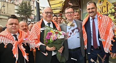 Başkan Ergün Akıncılar Şehri Demirci’de Büyük İlgiyle Karşılandı