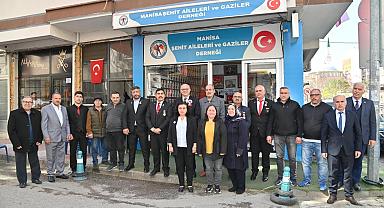 Başkan Ergün, Şehit Aileleri ve Gazi Derneklerini Ziyaret Etti