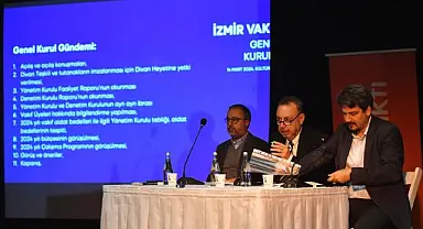 Başkan Soyer İzmir Vakfı'nın Genel Kurulu'na katıldı "Emekleme dönemi geride kaldı"