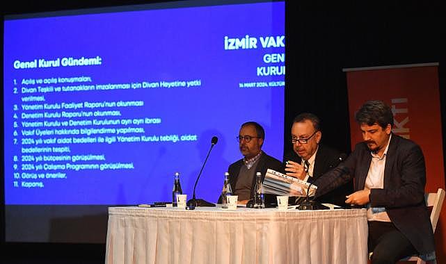 Başkan Soyer İzmir Vakfı'nın Genel Kurulu'na katıldı "Emekleme dönemi geride kaldı"