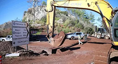 Bozburun İçme Suyu Hattının 14 Kilometresi Tamamlandı
