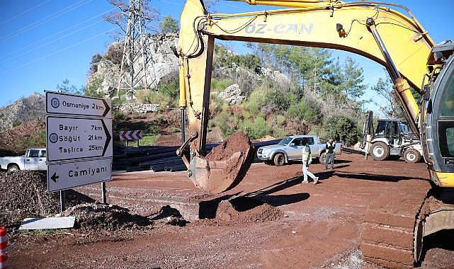 Bozburun İçme Suyu Hattının 14 Kilometresi Tamamlandı