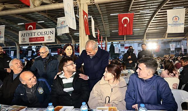 Büyükşehir’in iftar bereketi Karşıyaka’ya taşındı