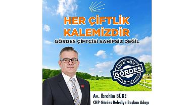 CHP Gördes Belediye Başkan Adayı İbrahim Büke'den Tarıma Dev Destek