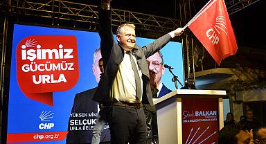 CHP'nin Urla Adayı Balkan'a coşkulu karşılama...