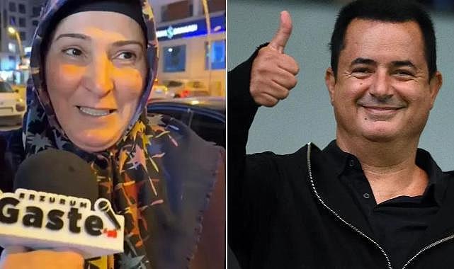 Erzurumlu kadının sokak röportajı sosyal medyayı salladı! Acun Ilıcalı tepkisiz kalmadı