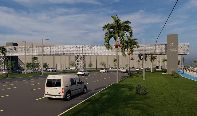 Karataş’a yaya üst geçidi geliyor . Yeni üst geçit Mustafa Kemal Sahil Bulvarı’na nefes aldıracak