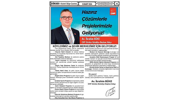 KÖYLERİMİZ ve ŞEHİR MERKEZİMİZ İÇİN GELİYORUZ!