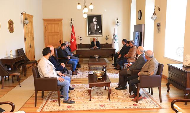 Üretim Kooperatiflerinden Başkan Gürün’e Teşekkür Ziyareti