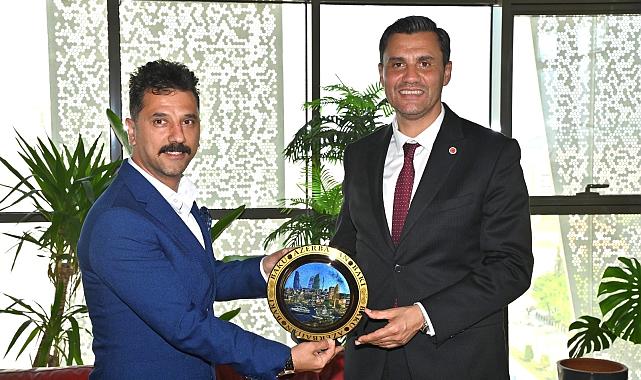 AZERBAYCAN DERNEĞİ’NDEN BAŞKAN ZEYREK&#039;E HAYIRLI OLSUN ZİYARETİ