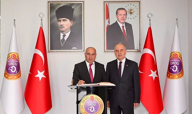 Azerbaycan Kars Başkonsolosu Ordu Valisi'ni ziyaret etti