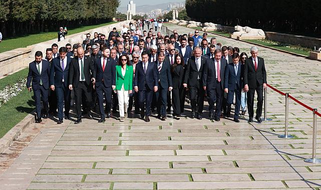 Başkan Ahmet Aras Anıtkabir’de Ata’nın Huzurunda