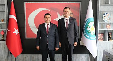 Başkan Dönmez, Başkan Ferdi Zeyrek’i Ziyaret Etti