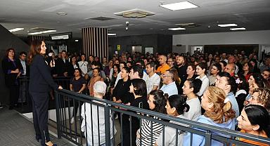 Başkan Ünsal’dan personel buluşması... “Karşıyaka’yı akıl ve vicdanla yöneteceğiz!”