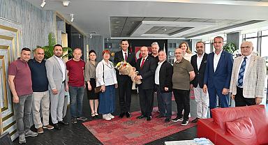 BAŞKAN ZEYREK, MESO VE MEM-DER YÖNETİMLERİNİ AĞIRLADI