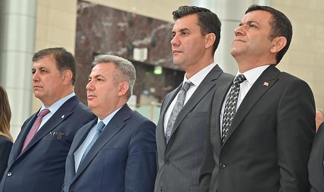 BAŞKAN ZEYREK, ULUSLARARASI DOĞALTAŞ VE TEKNOLOJİ FUARININ AÇILIŞINA KATILDI