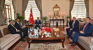 Büyükşehir Başkanı Zeyrek, Vali Enver Ünlü’yü ziyaret etti