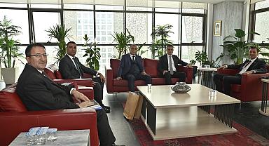 HALKBANK YÖNETİMİNDEN BAŞKAN ZEYREK’E HAYIRLI OLSUN