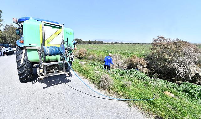İzmir Büyükşehir Belediyesi ilaçlama çalışmalarına hız verdi