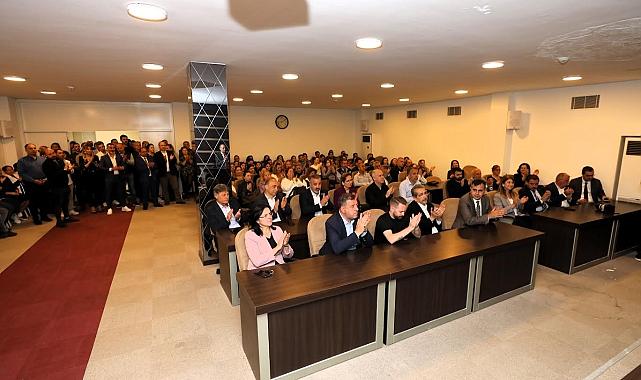 Narlıdere Belediye Başkanı Uzun personel ile bayramlaştı