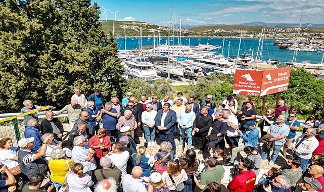 Seferihisar&#039;da protesto: Sığacık Körfezi halkındır